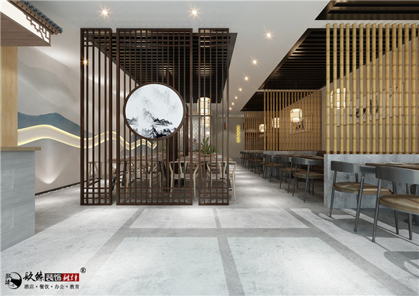 红寺堡迎吉川菜餐厅装修设计案例_红寺堡餐厅装修公司