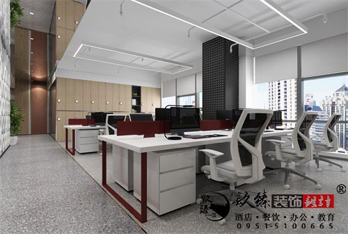 红寺堡桦清办公设计方案鉴赏|红寺堡高度灵活的办公空间