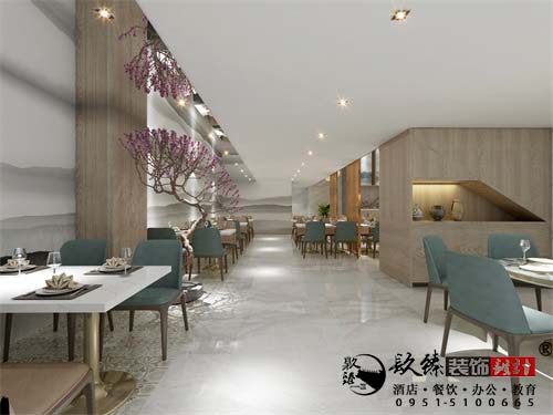 红寺堡食悦阁餐厅设计方案鉴赏|红寺堡食境合一的现代餐饮空间