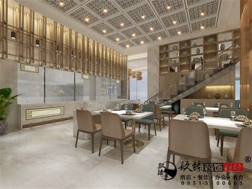 红寺堡聚香轩中餐厅设计装修方案鉴赏|红寺堡中餐厅设计装修公司推荐