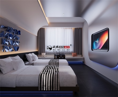 红寺堡电竞酒店装修设计项目|镹臻设计