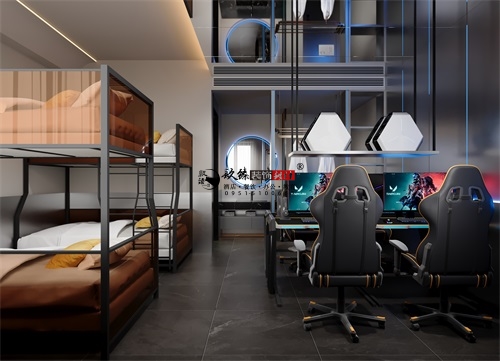 红寺堡电竞酒店装修设计项目|镹臻设计