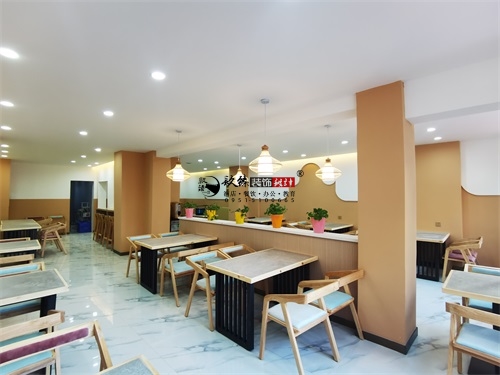 红寺堡餐厅装修设计项目|镹臻设计