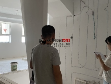 红寺堡装修公司|红寺堡庆元医美中心装修项目预算现场勘查