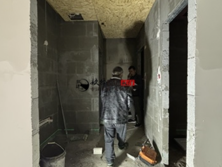 红寺堡装修公司|红寺堡望纵办公室装修设计项目工地巡检